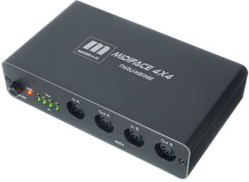 MIDIface 4x4 thru/merge