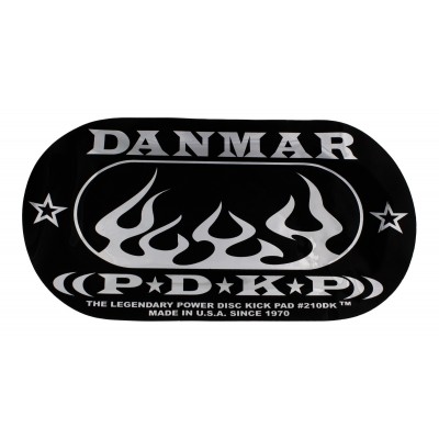 210DKF - Pad Autocollant Grosse Caisse Double Pédale - Flamme