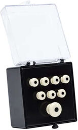 Bridge & End Pin White/Black blanc avec insert noir