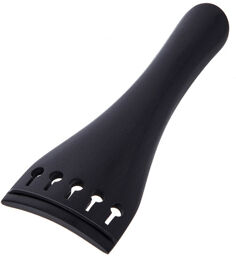 Violin Tailpiece Ebony 5S 4/4