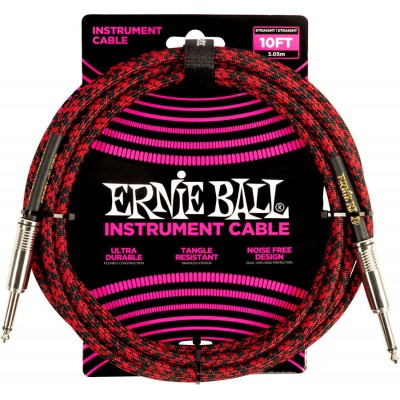 3M Jack Mono Male Vers Jack Mono Male Rouge et Noir