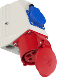 9225-6 Combo 32A 5pol Wall