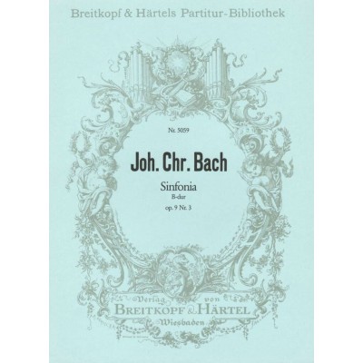 Bach Johann Christian - Sinfonia B-dur Op. 9/3 - Orchestra