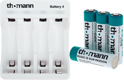 4x AA 2850 Charger Bundle