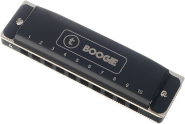 Boogie Blues Harmonica A Noir
