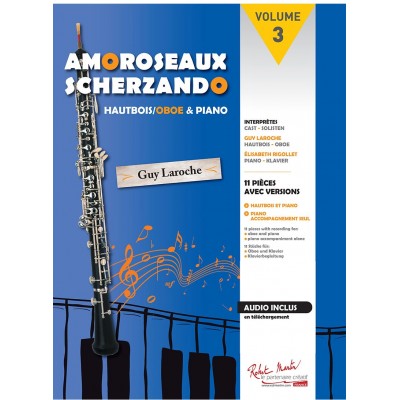 Laroche G. - Amoroseaux Scherzando - Hautbois (+ Acc. Piano)