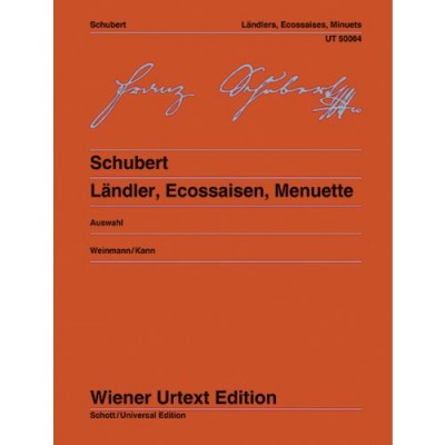SCHUBERT F. - LANDLER ECOSSAISEN MENUETTE - PIANO