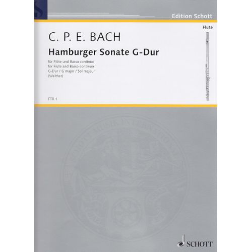 Bach C.p.e. - Hamburger Sonate G-dur - Flute et BC