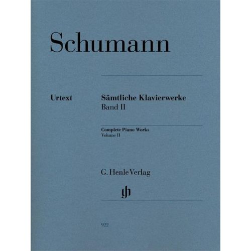 Schumann R. - Complete Piano Works, Volume Ii