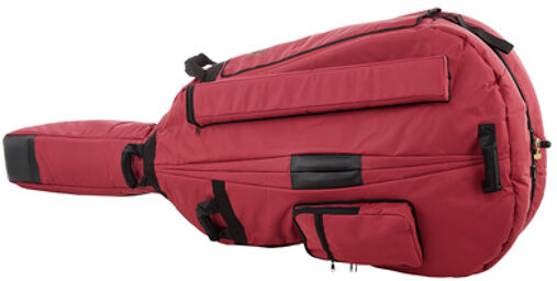 Double Bass Bag w Trolley 4/4 Rouge