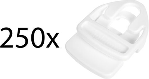 Xtra Clip White 250pcs Pack White