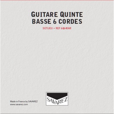 6Q640AR Quinte Basse 6 Cordes Diapason 70CM