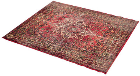 Club Drum Rug Red Red