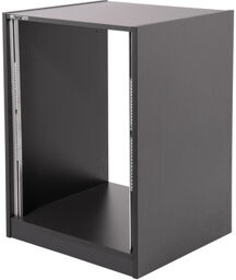 Studio Rack 14U 50 black Noir graphite