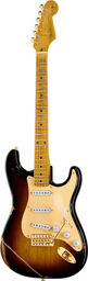 55 Strat Bone Tone WF2CS Relic Wide Fade 2 Color Sunburst