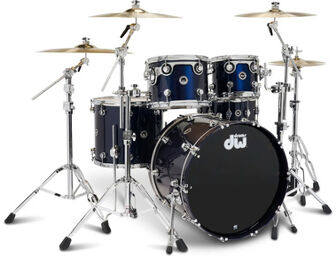 DWe E33 Drum Kit Midnight Blue Midnight Blue Metallic Lacquer