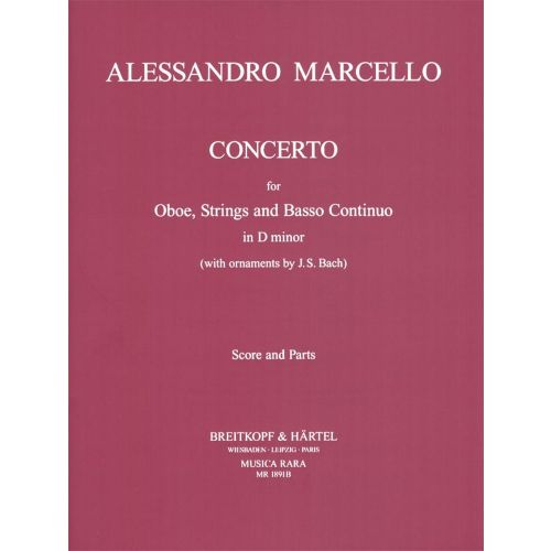Marcello A. - Concerto In D-moll - Conducteur + Parties