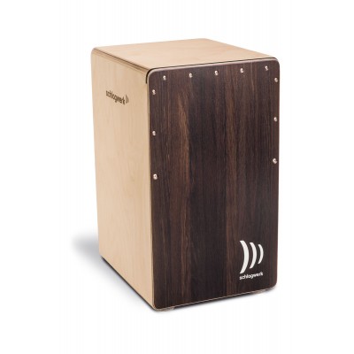 CP408ST 2 In One Snare Cajon Dark Oak, Soft Touch