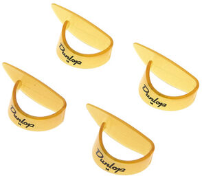 Thumb Pick med. Yellow 4er Set Jaune