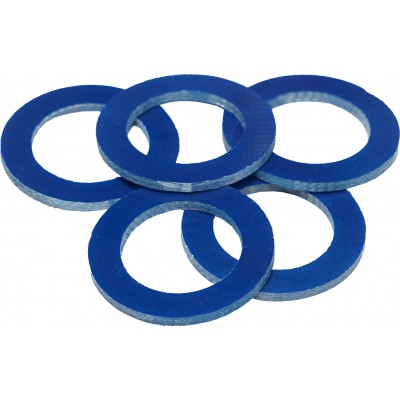 Custom Color Footswitch Washers Blue