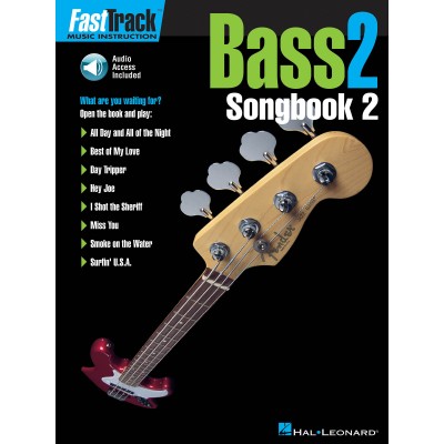 Fast Track - Level 2 Songbook 2+ Audio En Ligne - Basse