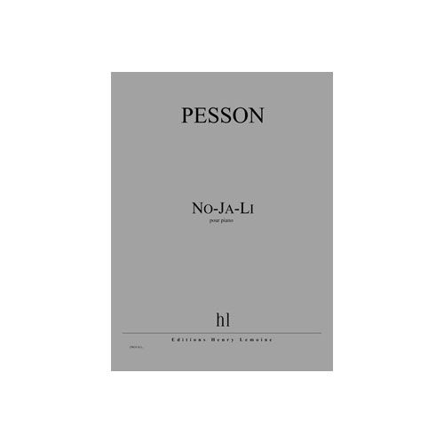 Pesson - NO-ja-li - Piano