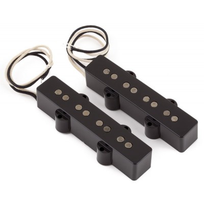 Pure Vintage '74 Jazz Bass Pickup Set, Black (2)