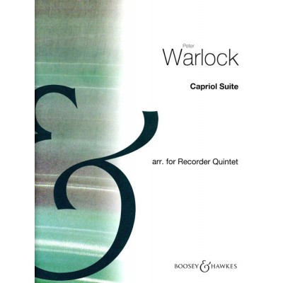 Warlock Peter - Capriol Suite For Recorder Quintet - Score & Parts