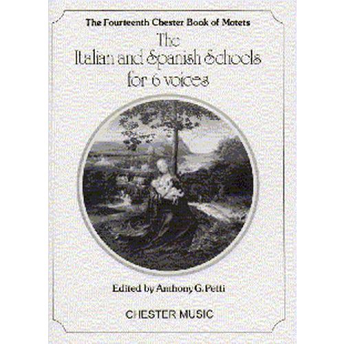 Partitions Chant - Petti The Italian And Spanish Schools For 6 Voices