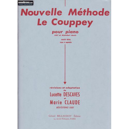 Descaves Lucette - Nouvelle Methode Le Couppey - Abc et Alphabet Reunis