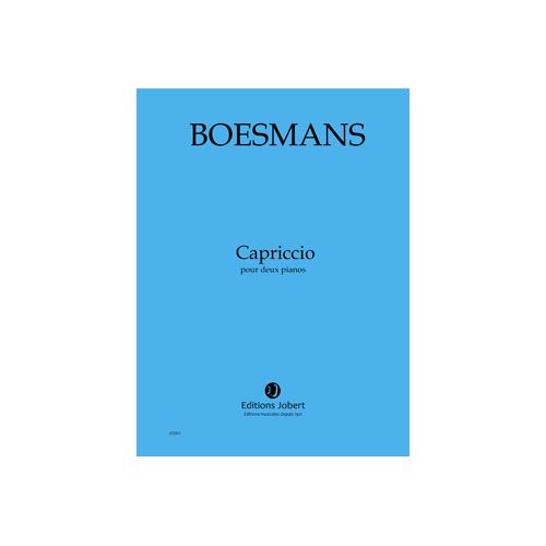 Boesmans - Capriccio - 2 Pianos et Orchestre