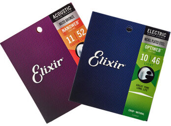 Elixir Acoustic/E-Guitar Bundle