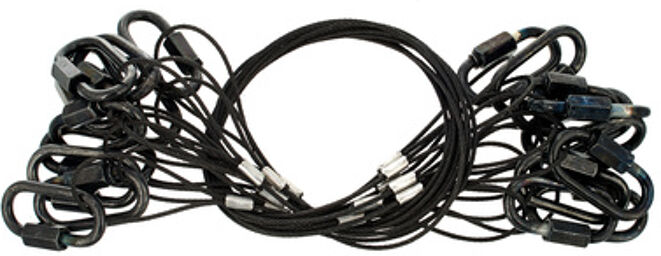Safety Set 40cm/1,5mm Bk 10pcs