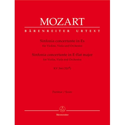 Mozart W.a. - Sinfonia Concertante KV 364 (320D) - Score