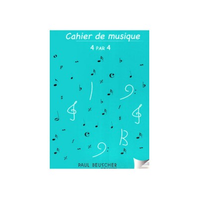Cahier De Musique 16 Portées (reliure Spirale)