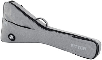 Carouge Flying V Guitar EGR Gris éléphant