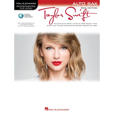 INSTRUMENTAL PLAY ALONG - SWIFT TAYLOR + AUDIO EN LIGNE - ALTO SAXOPHONE
