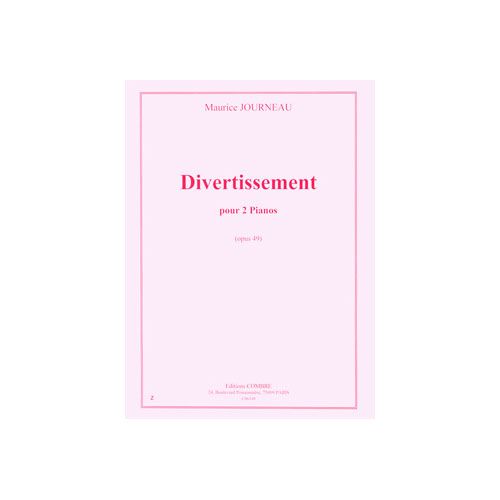 Journeau Maurice - Divertissement Op.49 - 2 Pianos