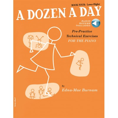 Burnam Edna Mae - Dozen A Day Book.4 + Audio
