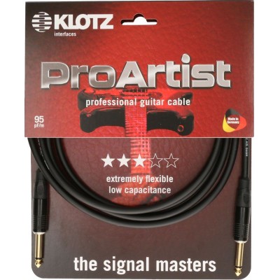 Pro Artist Câble Instr. 3M, Jack Mono - Jack Mono