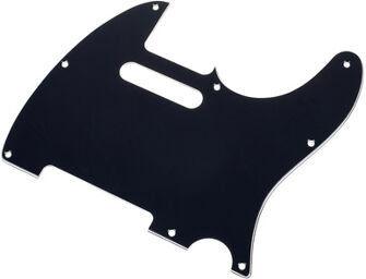Pickguard T-Style BK 8 Holes Noir