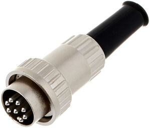 DIN 8 pol. Plug Male