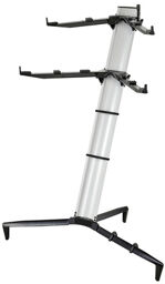 Keyboard Stand Tower Silver Argent