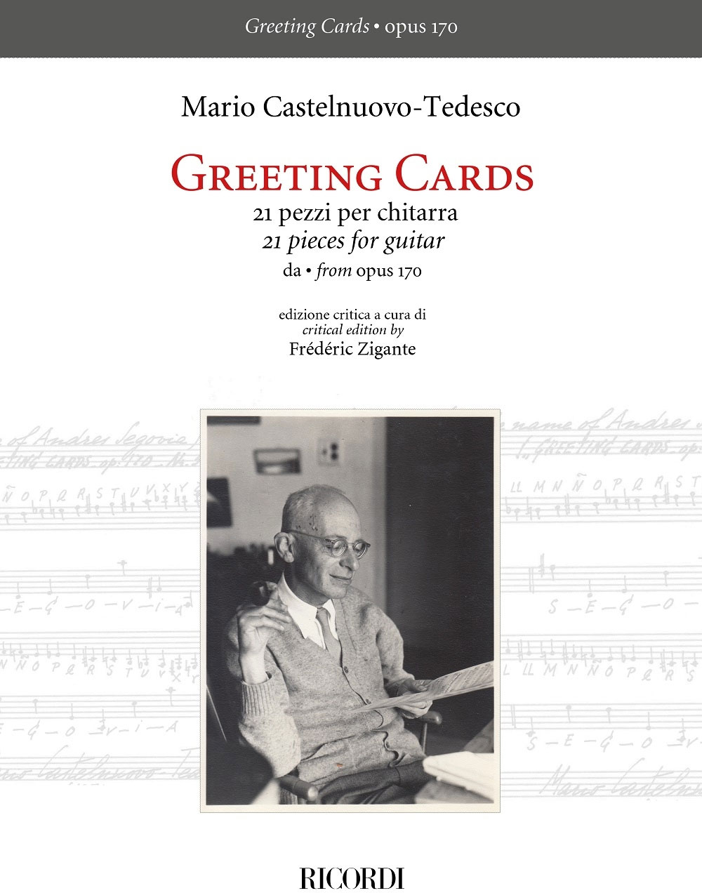 Greeting Cards - 21 pezzi per chitarra