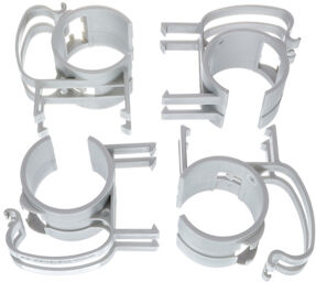 Snap silver 4 pcs Argent