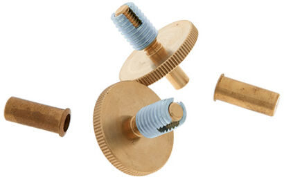Bass Bridge Screws Brass