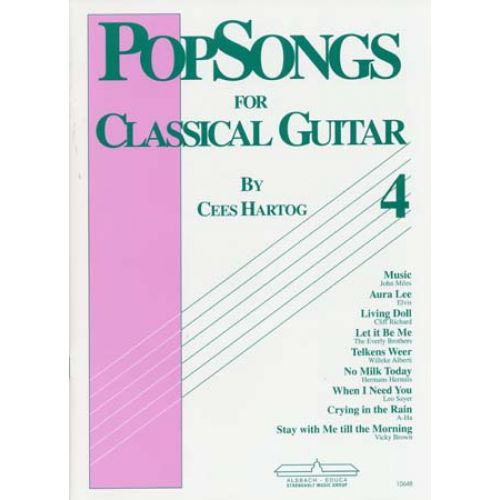 HARTOG C. - POP SONGS  VOL.4 - GUITAR