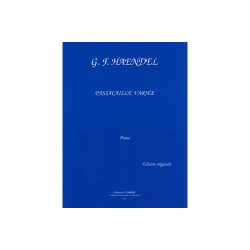 Haendel - Passacaille Variée - Piano