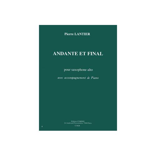 Lantier - Andante et Final - Saxophone Alto et Piano