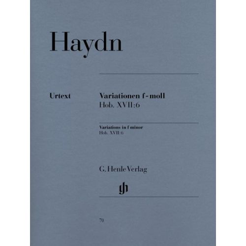 Haydn J. - Variations F Minor Hob. Xvii:6